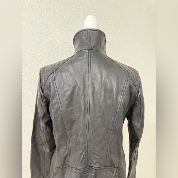 New Marc New York Andrew Marc Black Leather Jacket Size S NWT - Picture 6 of 11